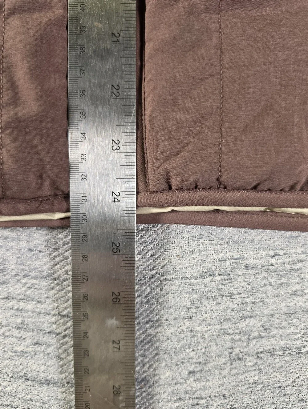 Stio Brown Insulated Jacket-Style Home Accent Cover